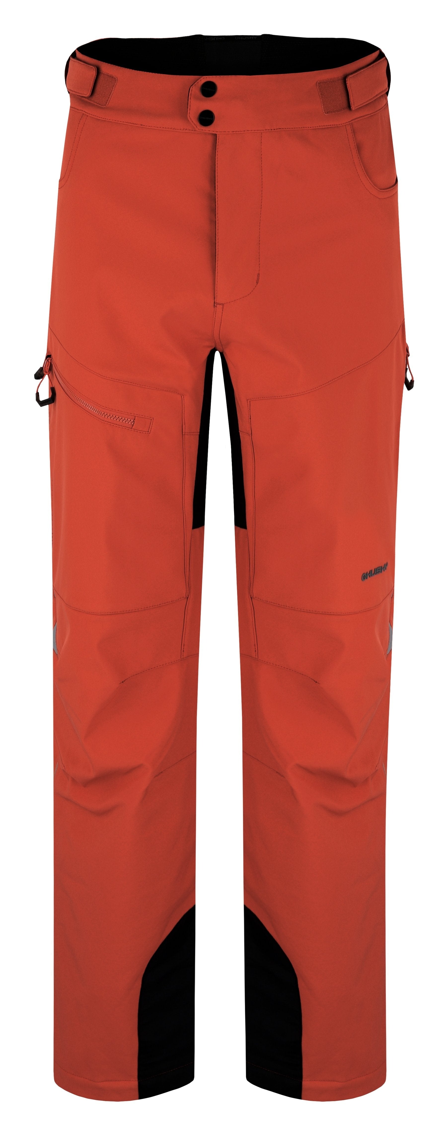 Husky Pánske softshell nohavice Keson M dark orange, M-2