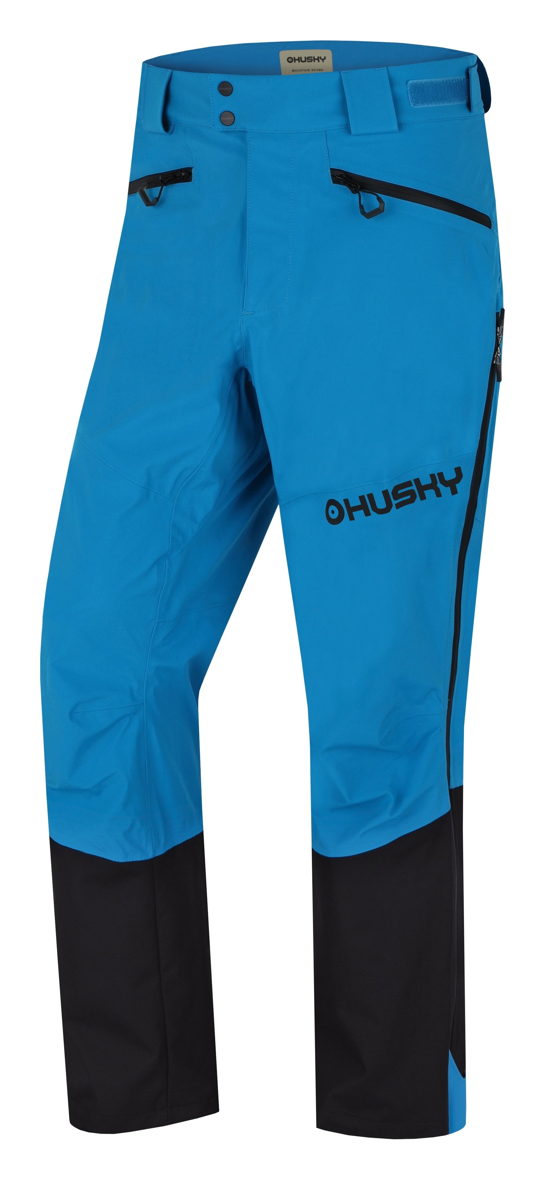 Husky Pánske lyžiarske nohavice Kippe M blue/black, M