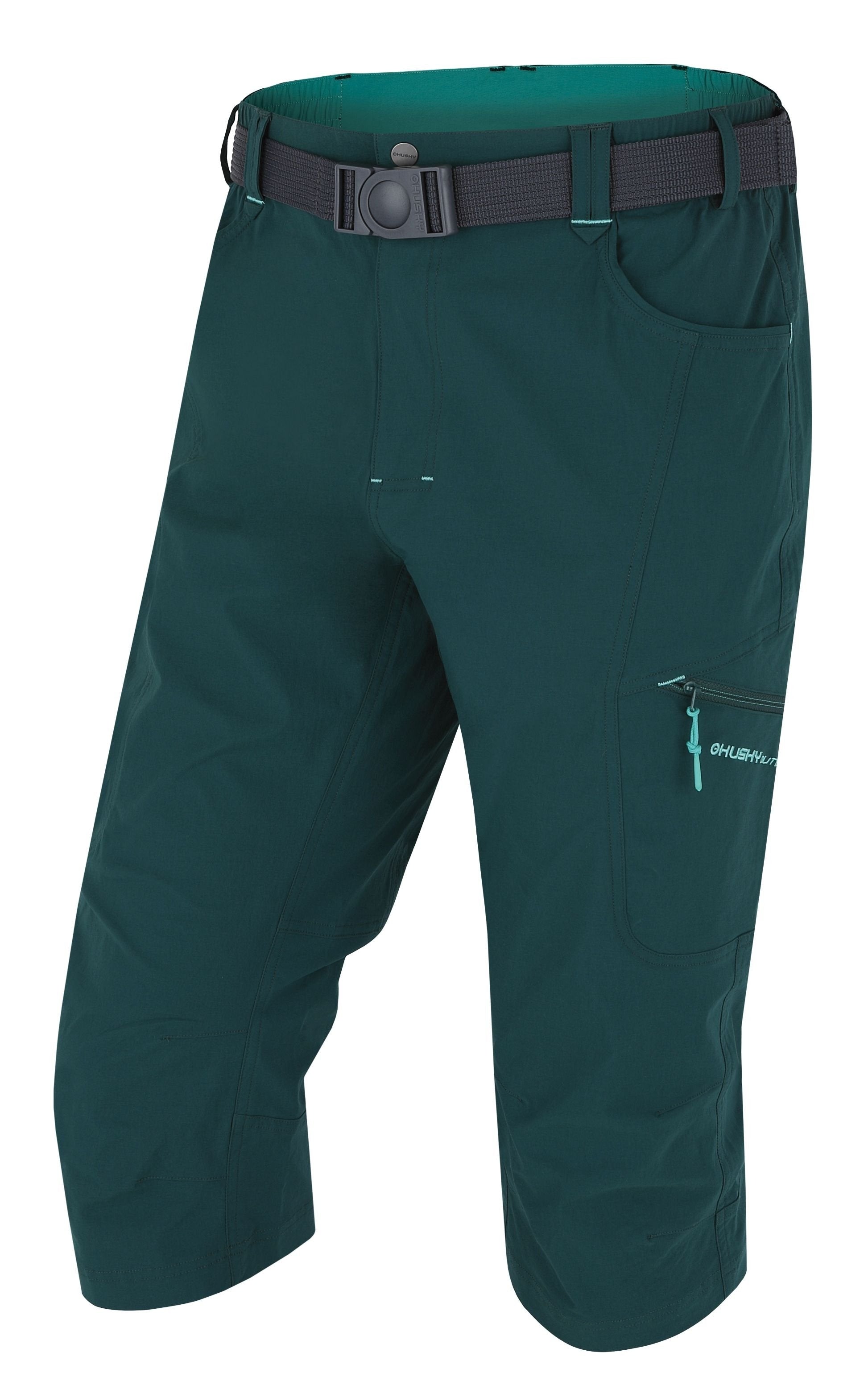 Husky Pánske 3/4 nohavice Klery M dk. green, XL