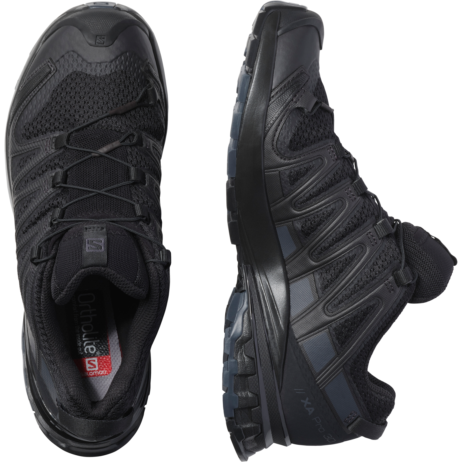 Salomon Dámske topánky Xa Pro 3D V8 Black/Phantom/Ebony, 42-2