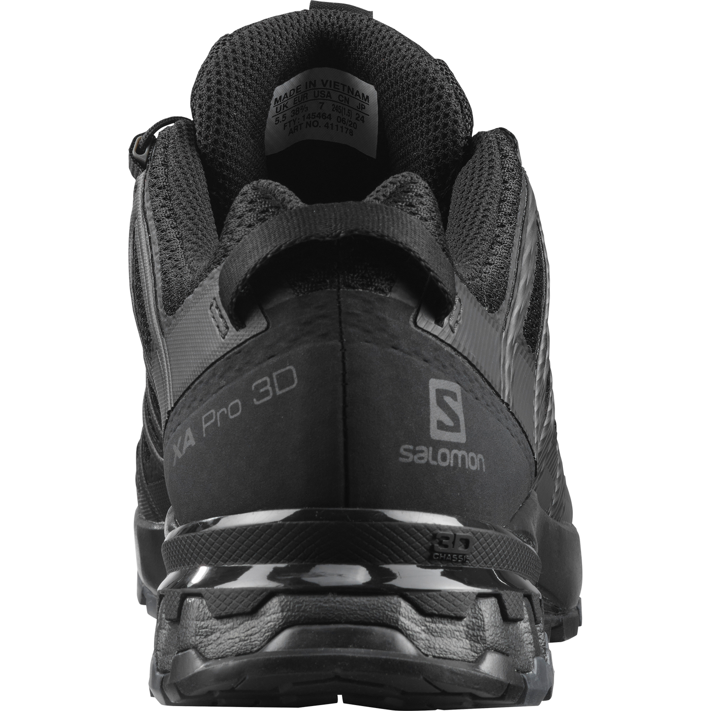 Salomon Dámske topánky Xa Pro 3D V8 Black/Phantom/Ebony, 42-4