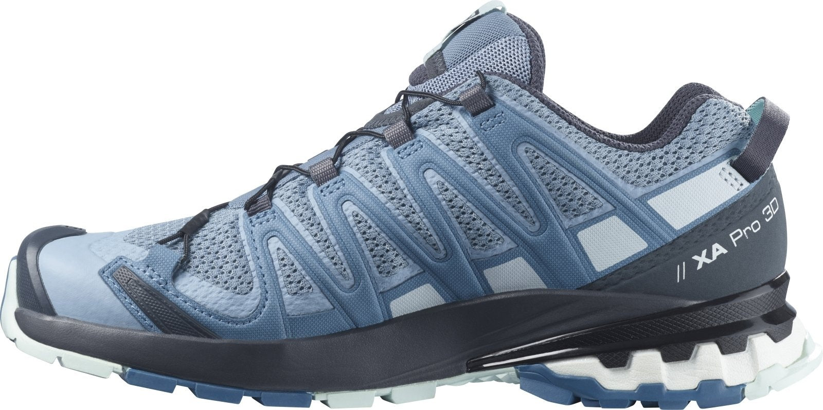 Salomon Dámske topánky Xa Pro 3D V8 Ashley Blue/Ebony/Op, 38-5