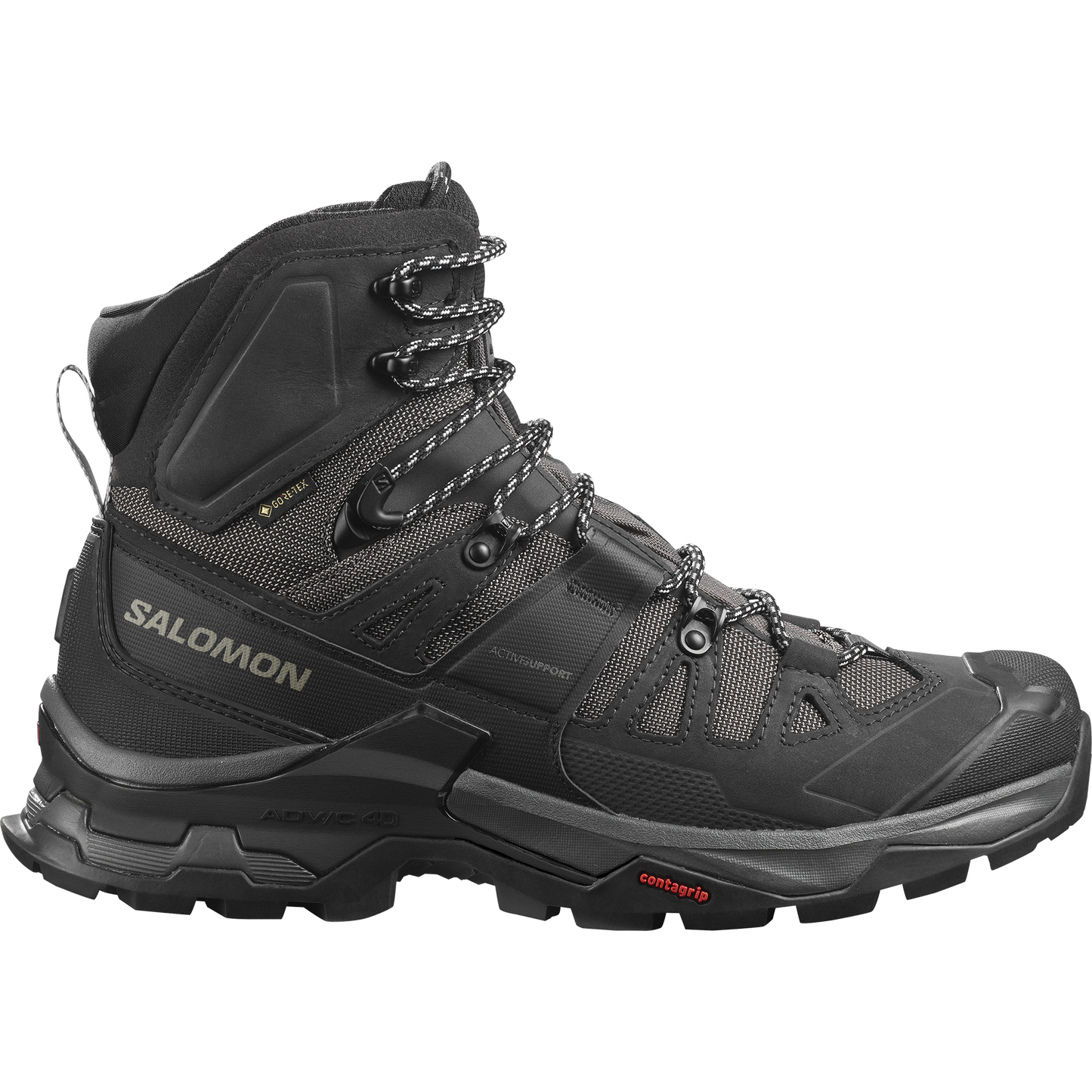 Salomon Pánske topánky Quest 4 GTX Magnet/Black/Quarry, 42-5