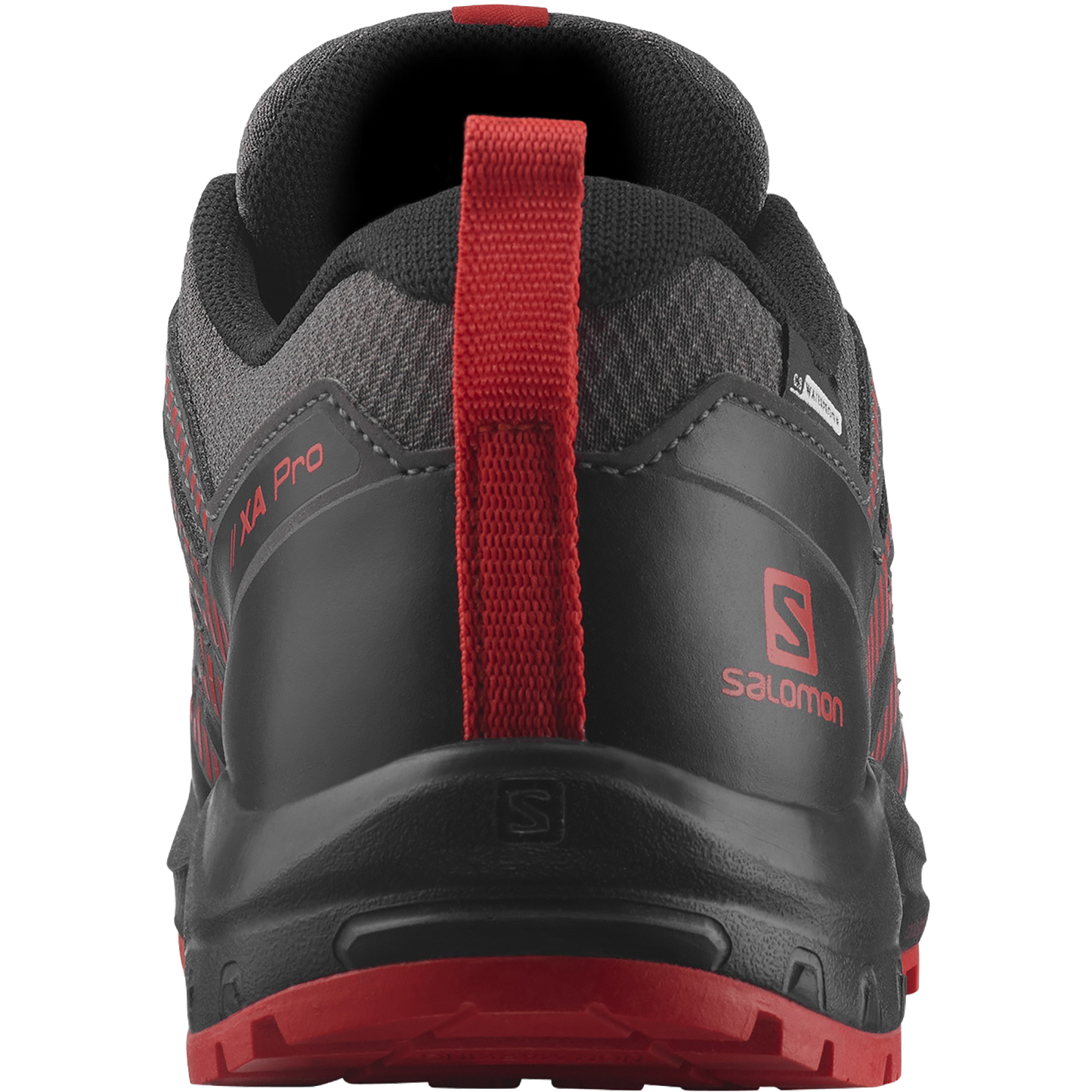 Salomon Detské topánky Xa Pro V8 cswp Magnet/Black/Poppy Red, EU 33-3