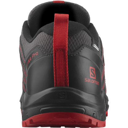 Salomon Detské topánky Xa Pro V8 cswp Magnet/Black/Poppy Red, EU 33-3