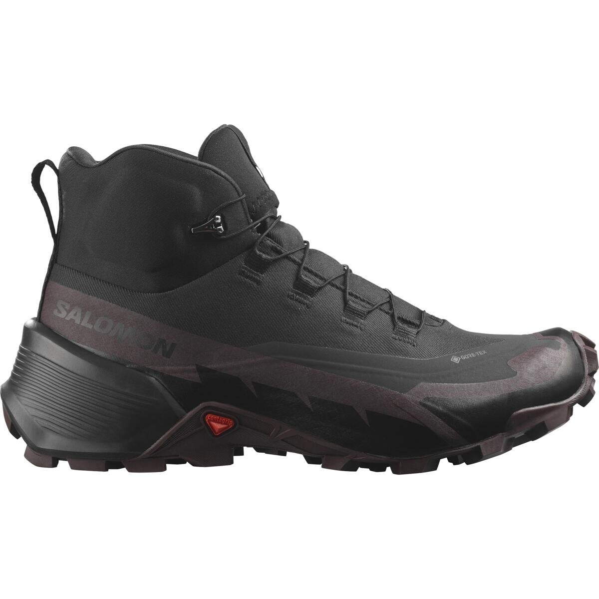 Salomon Dámske topánky Cross Hike Mid GTX 2 Black/Chocolate Plum/Black, EU 38 ⅔-5