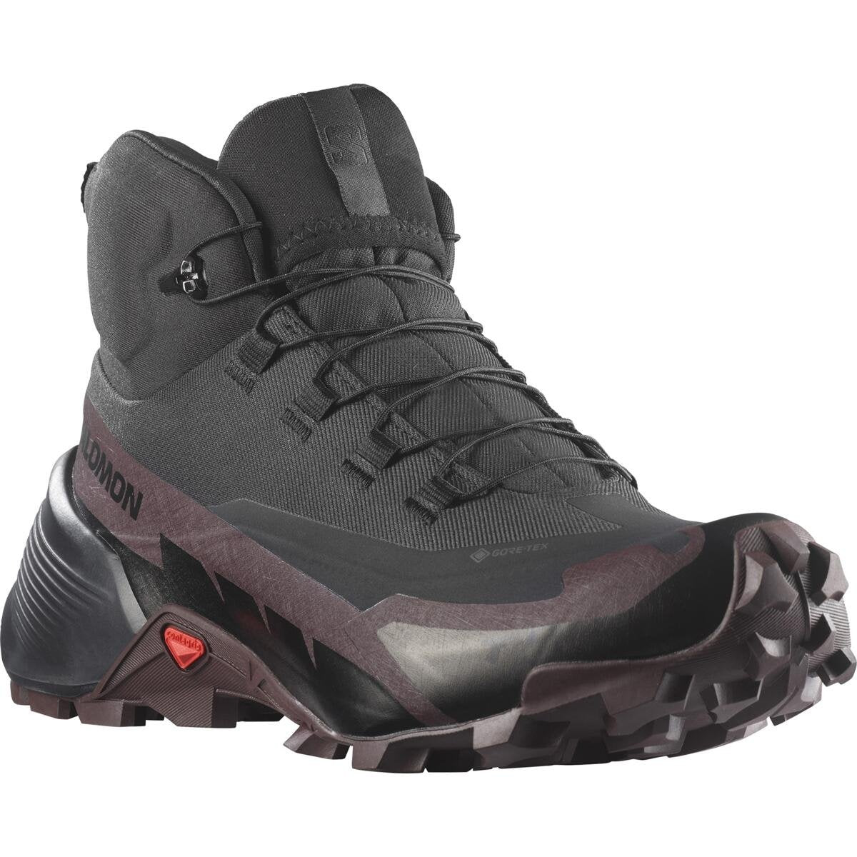 Salomon Dámske topánky Cross Hike Mid GTX 2 Black/Chocolate Plum/Black, EU 38 ⅔