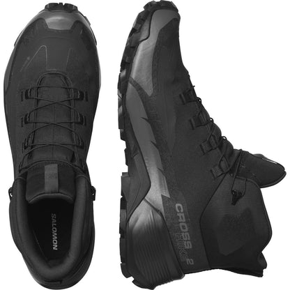 Salomon Pánske topánky Cross Hike Mid GTX 2 Black/Black/Magnet, EU 42 ⅔-2