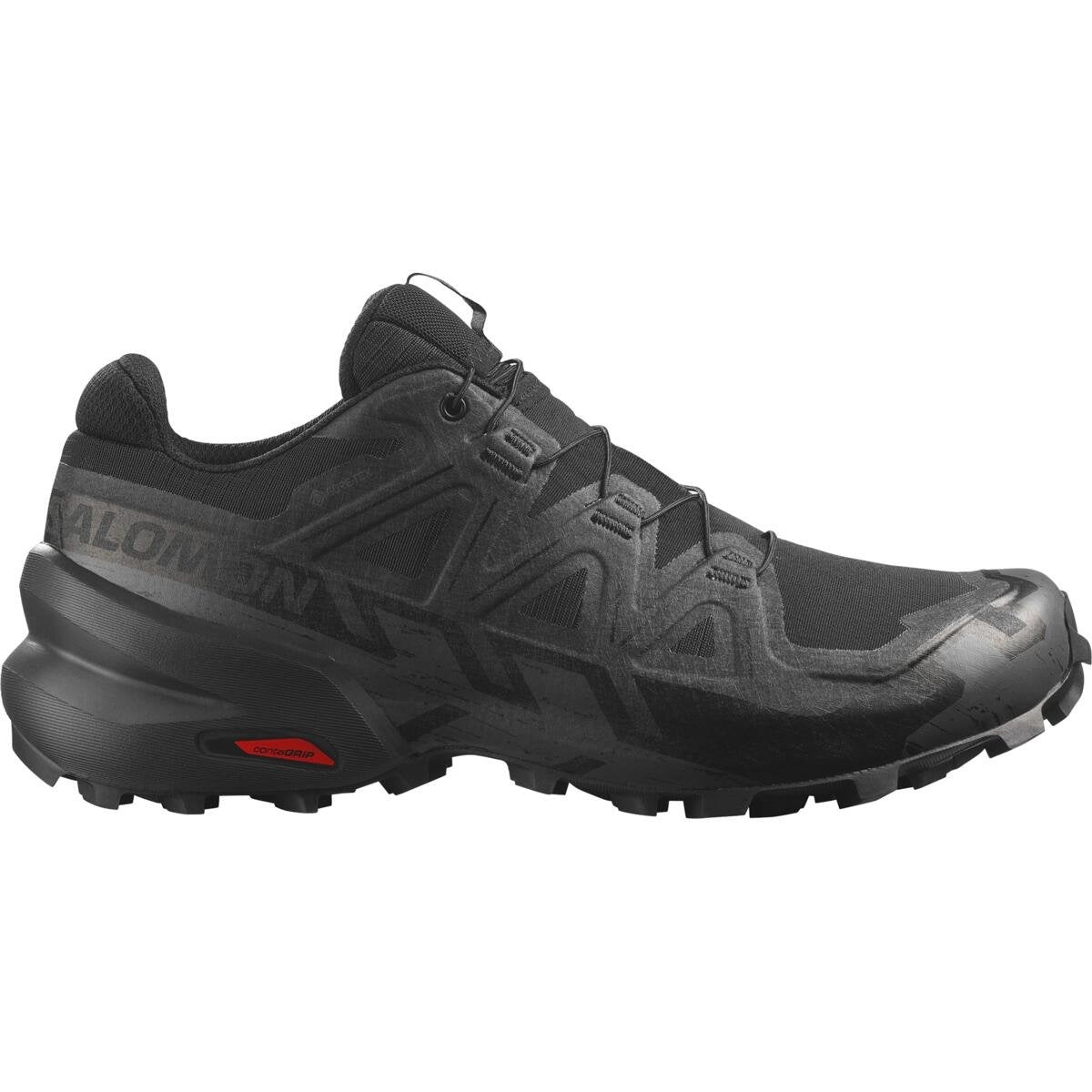 Salomon Pánske bežecké topánky Speedcross 6 GTX Black/Black/Phantom, EU 43 ⅓-5