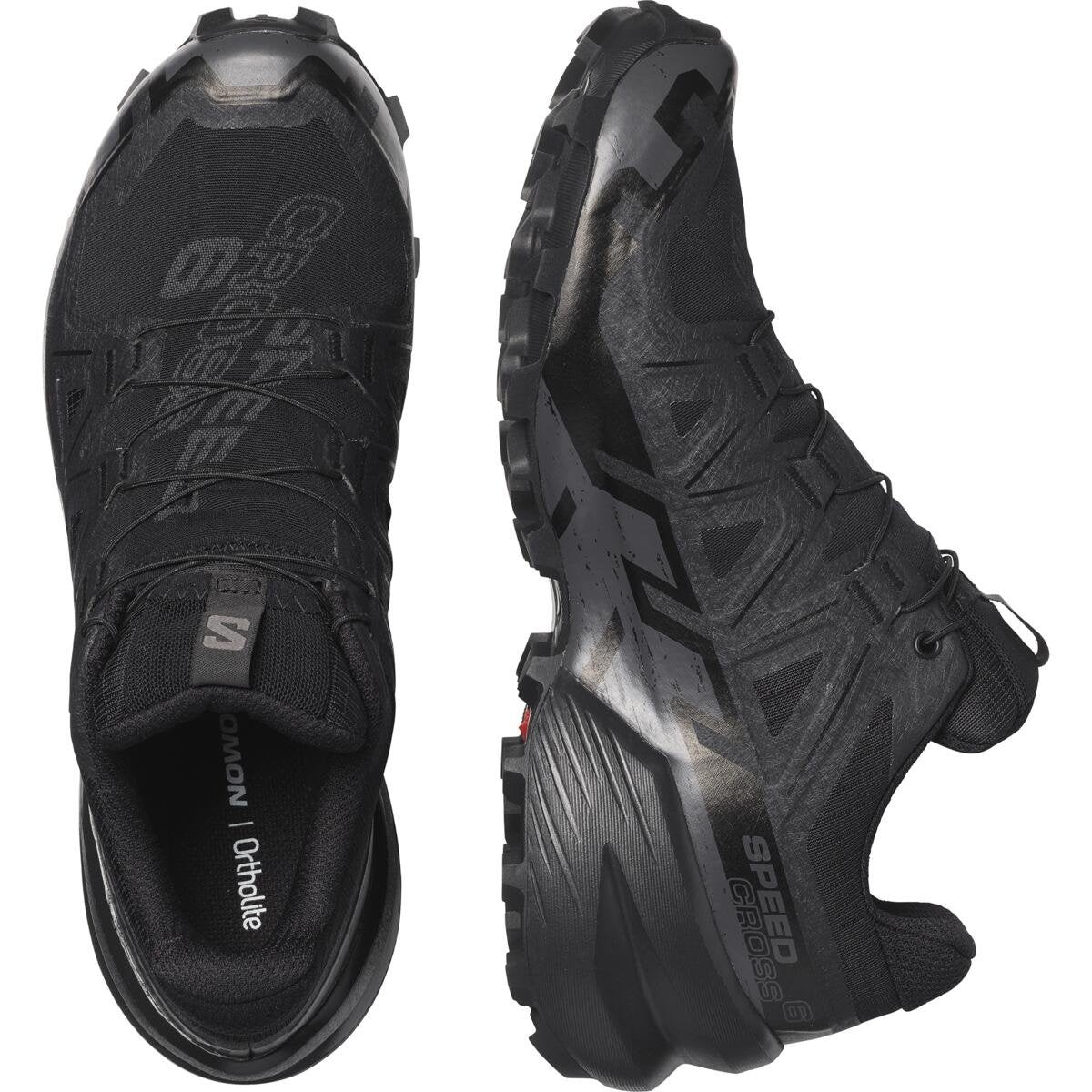 Salomon Dámske bežecké topánky Speedcross 6 GTX Black/Black/Phantom, 40-3