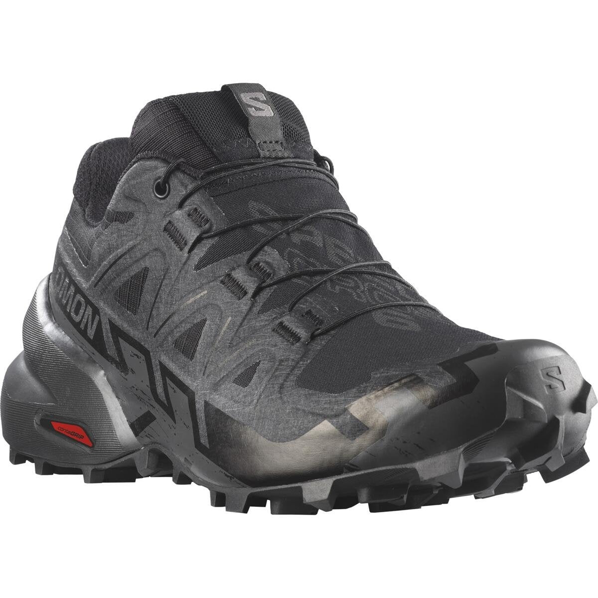 Salomon Dámske bežecké topánky Speedcross 6 GTX Black/Black/Phantom, 40