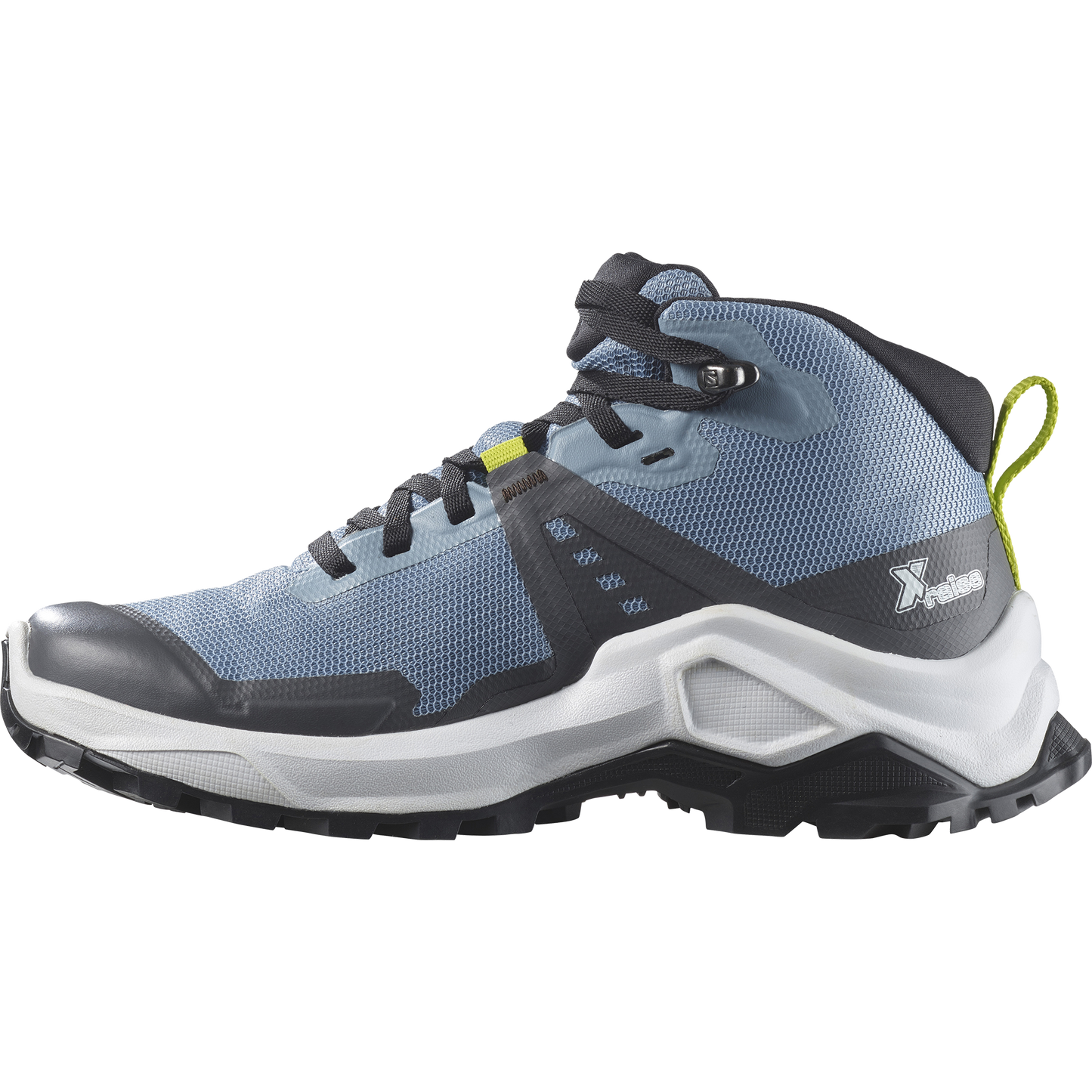 Salomon Detské topánky X Raise Mid GTX J Faded/Indigo, EU 32-5