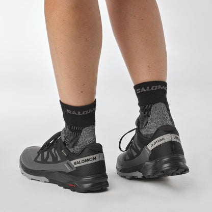 Salomon Dámske turistické topánky OUTRISE GTX Black/Magnet/Gull, EU 40 ⅔-7