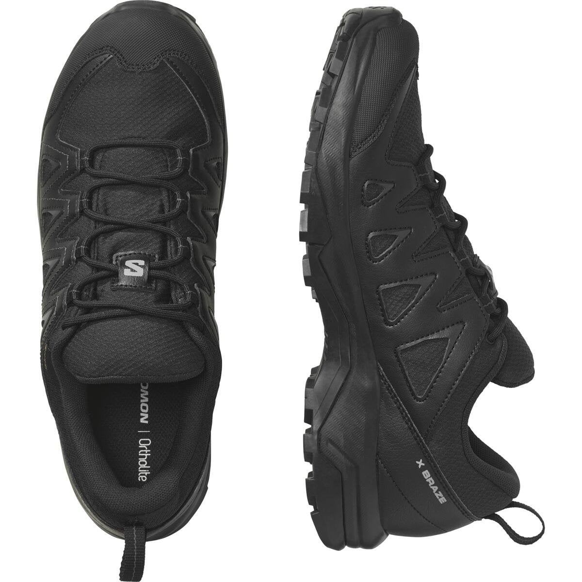 Salomon Pánske topánky X Braze GTX Black/Black/Phantom, EU 45 ⅓-2