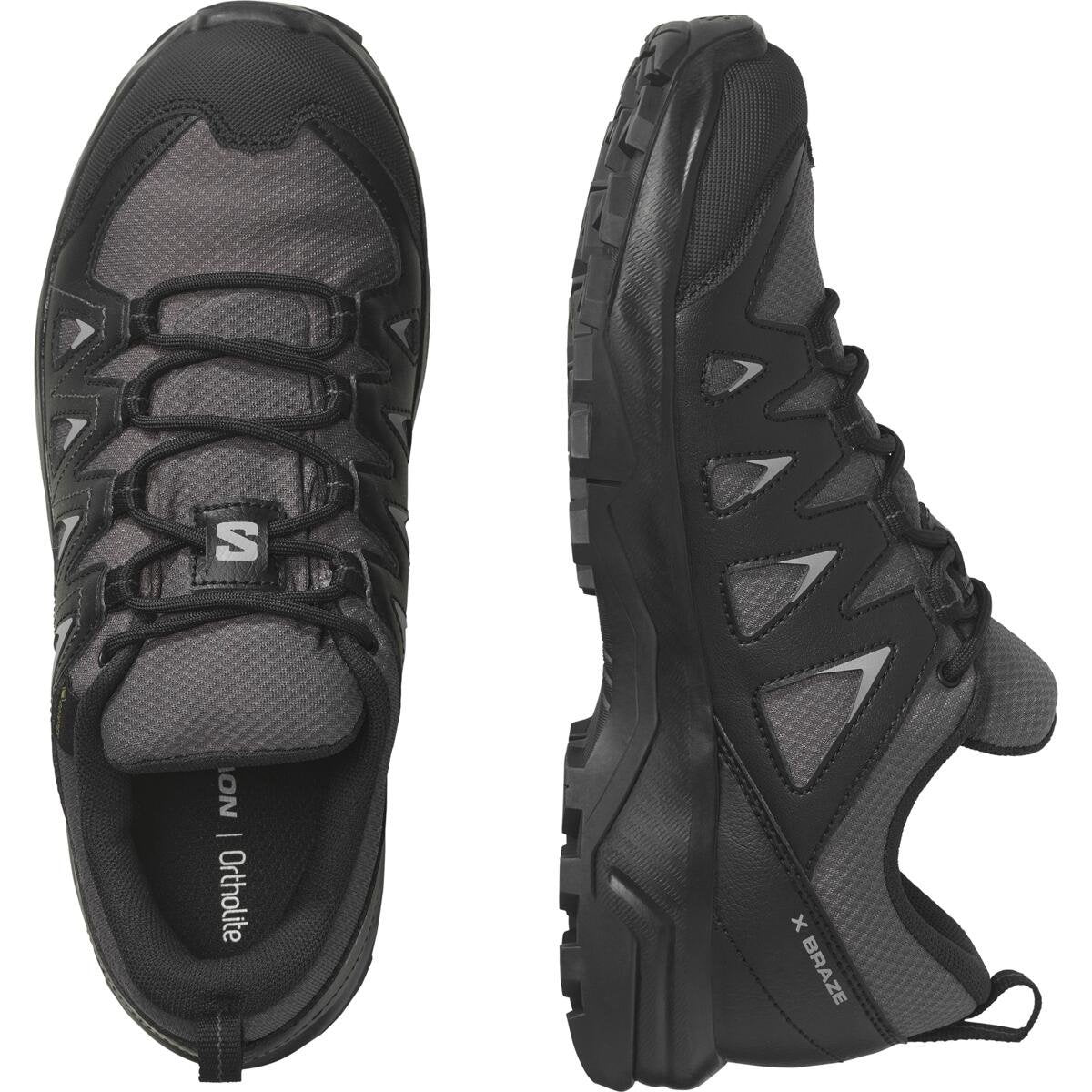 Salomon Dámske topánky X Braze GTX Magnet/Black/Black, EU 41 ⅓-2