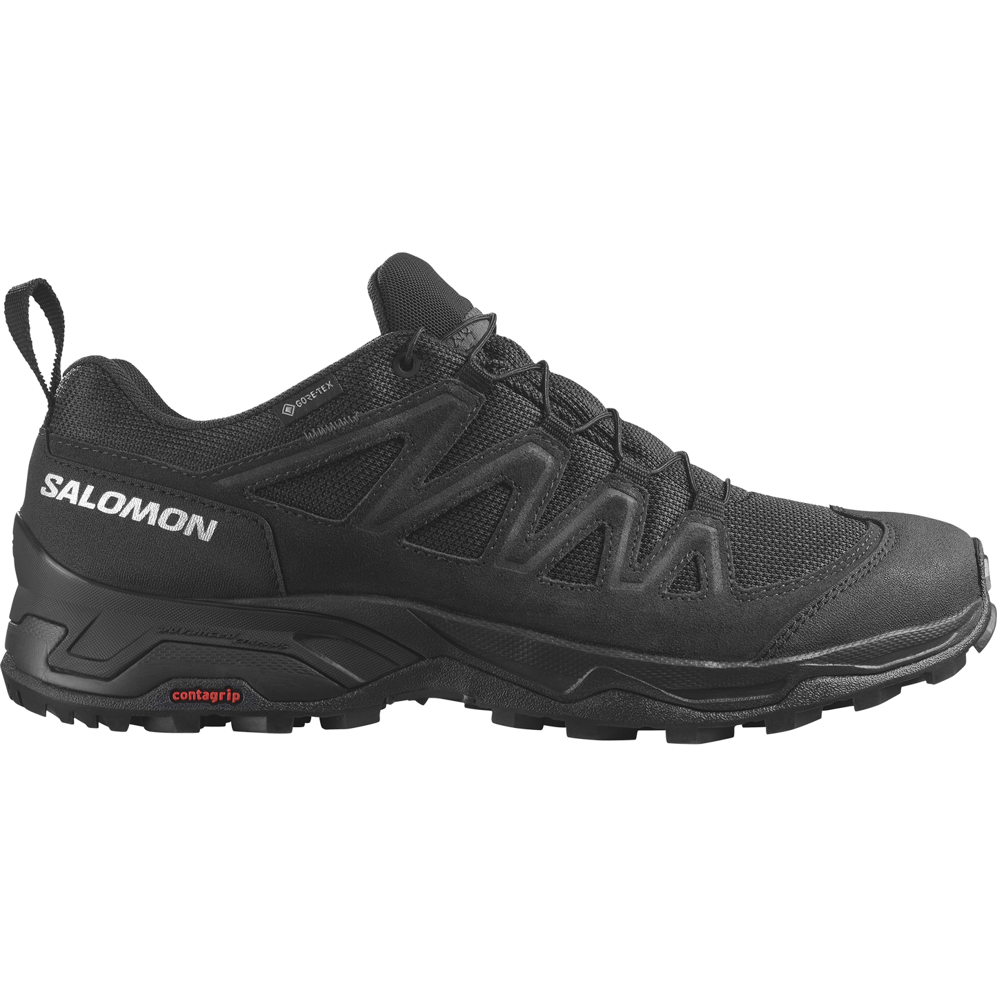 Salomon Pánske topánky X Ward Leather GTX Deep Lichen/Black/Olive Night, EU 47 ⅓-14