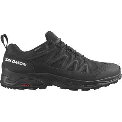 Salomon Pánske topánky X Ward Leather GTX Deep Lichen/Black/Olive Night, EU 47 ⅓-14