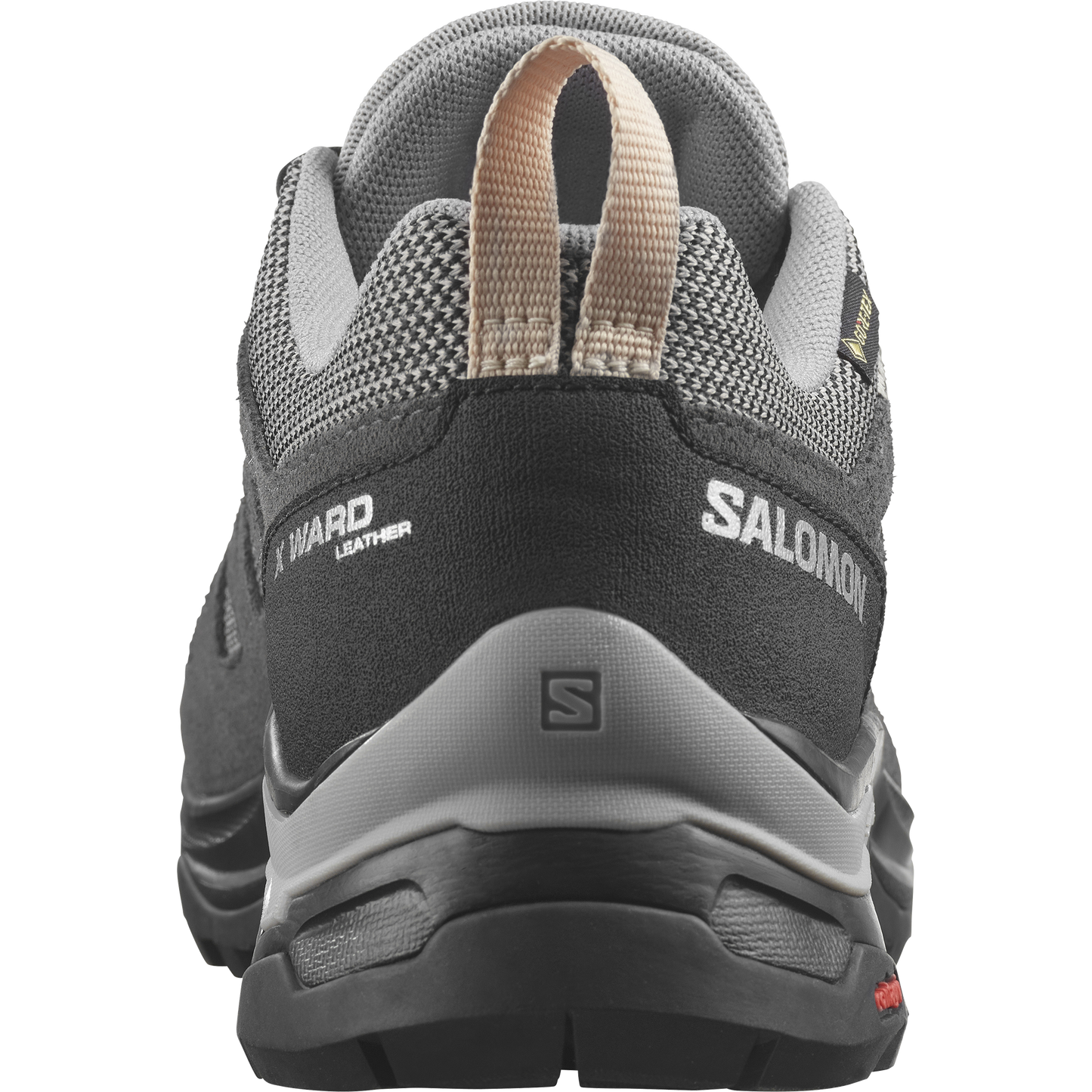 Salomon Dámske topánky X Ward Leather GTX Gull/Black/Ebony, EU 38 ⅔-3