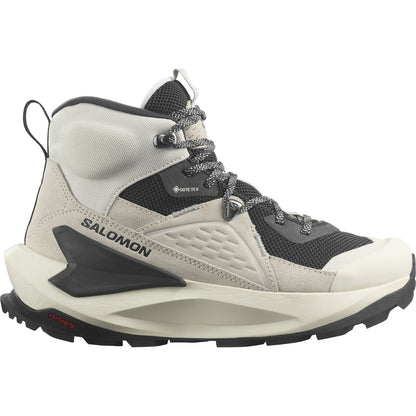 Salomon Dámske turistické topánky ELIXIR MID GTX W Vanila Ice/ Phantom/ Metal, EU 41 ⅓-3