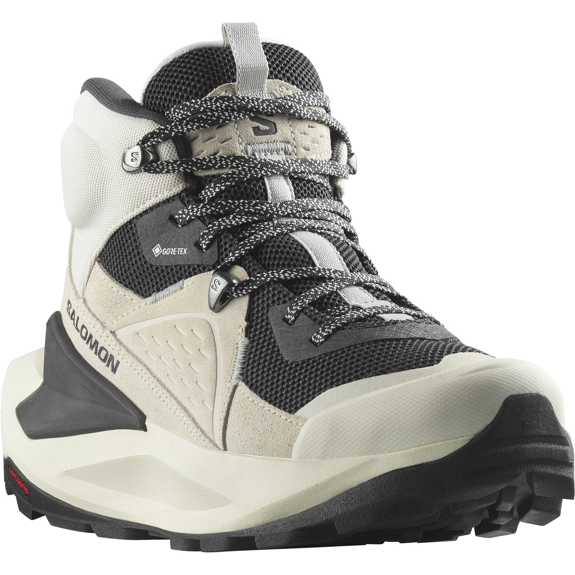 Salomon Dámske turistické topánky ELIXIR MID GTX W Vanila Ice/ Phantom/ Metal, EU 41 ⅓