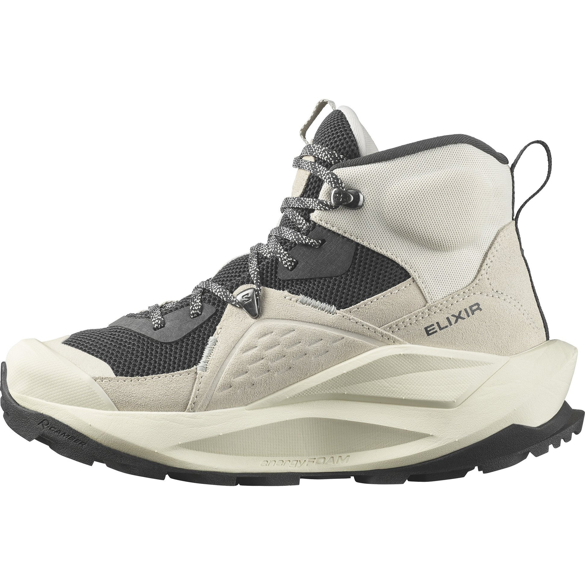 Salomon Dámske turistické topánky ELIXIR MID GTX W Vanila Ice/ Phantom/ Metal, EU 41 ⅓-7