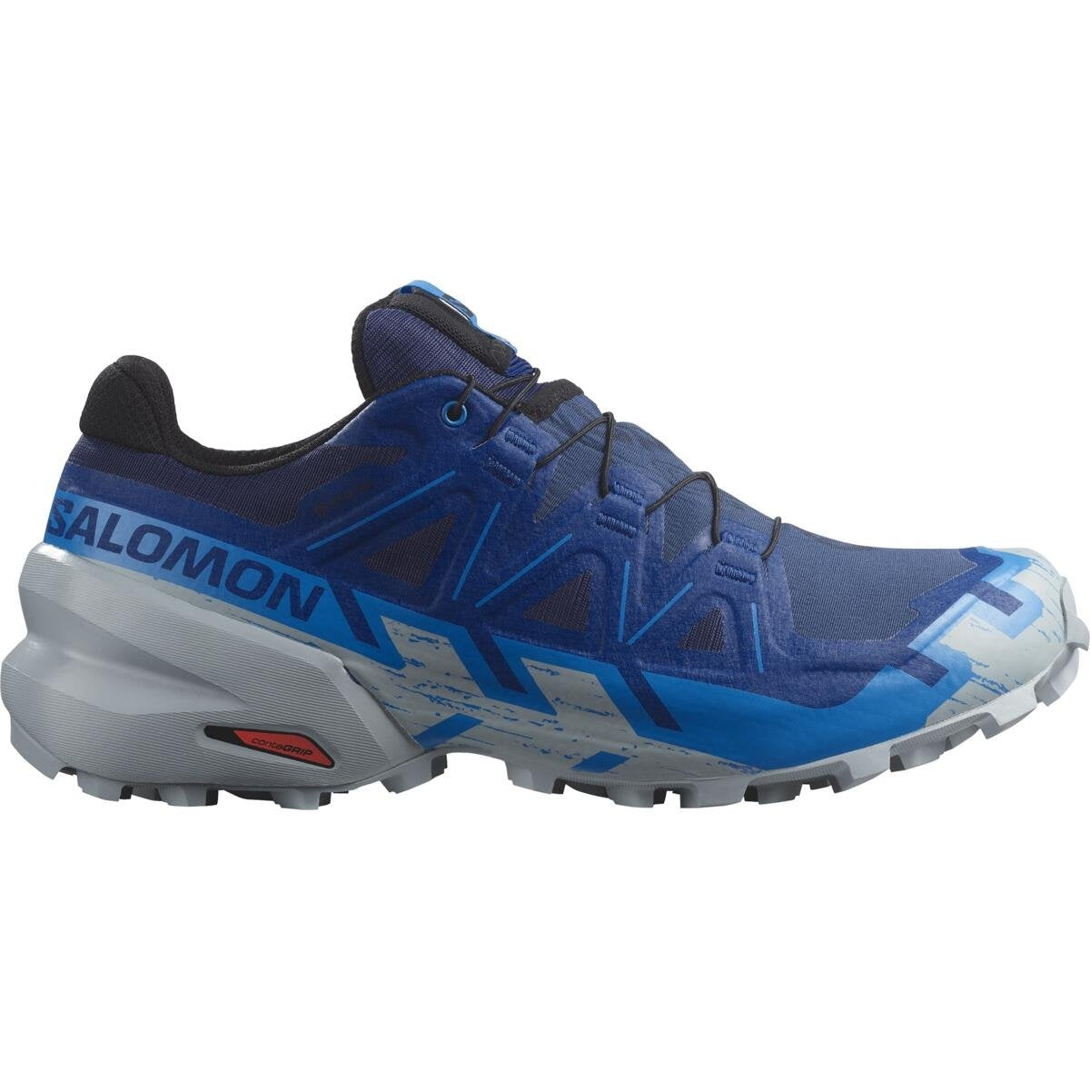 Salomon Pánske bežecké topánky Speedcross 6 GTX Blue Print/Ibiza Blue/Quarry, EU 43 ⅓-5