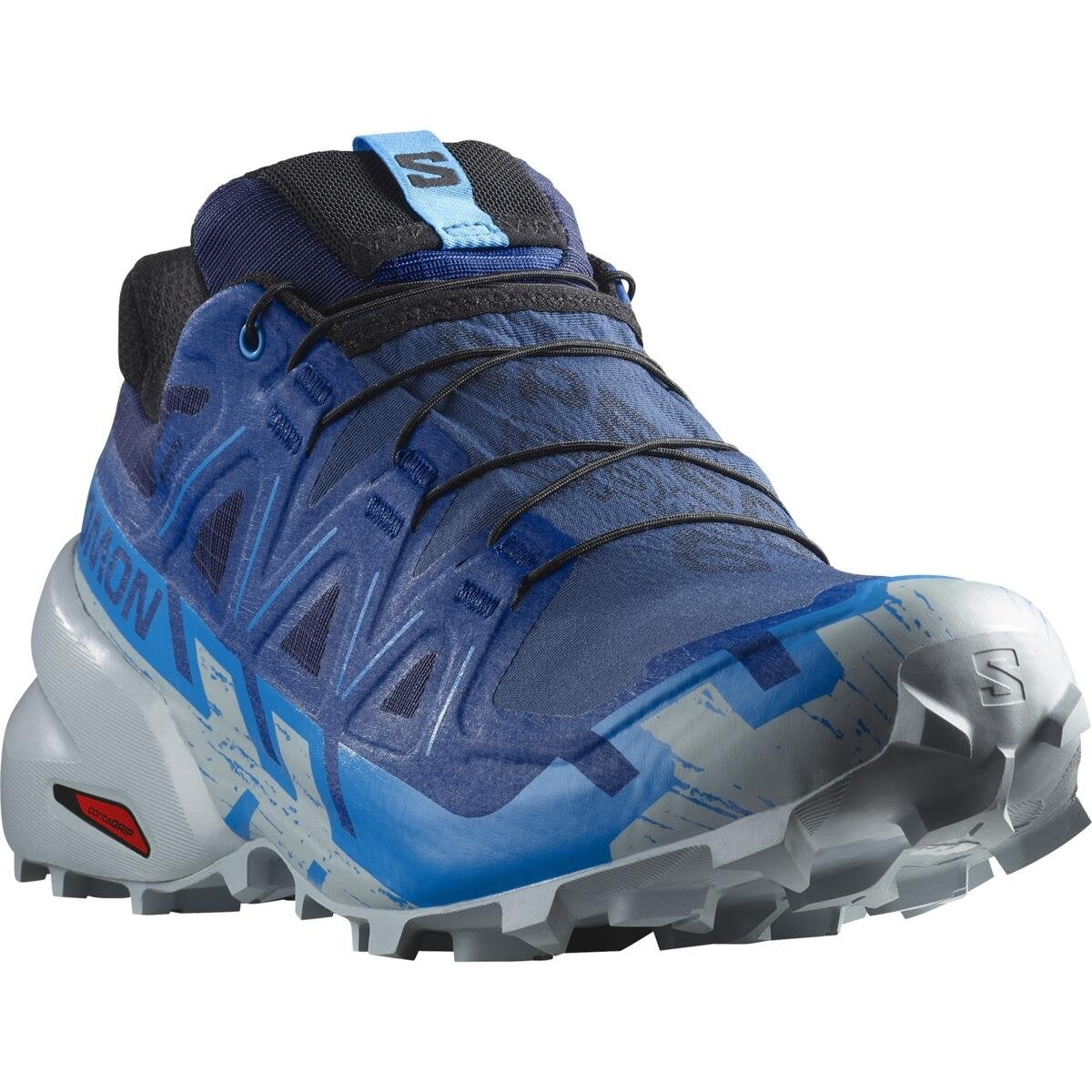 Salomon Pánske bežecké topánky Speedcross 6 GTX Blue Print/Ibiza Blue/Quarry, EU 43 ⅓