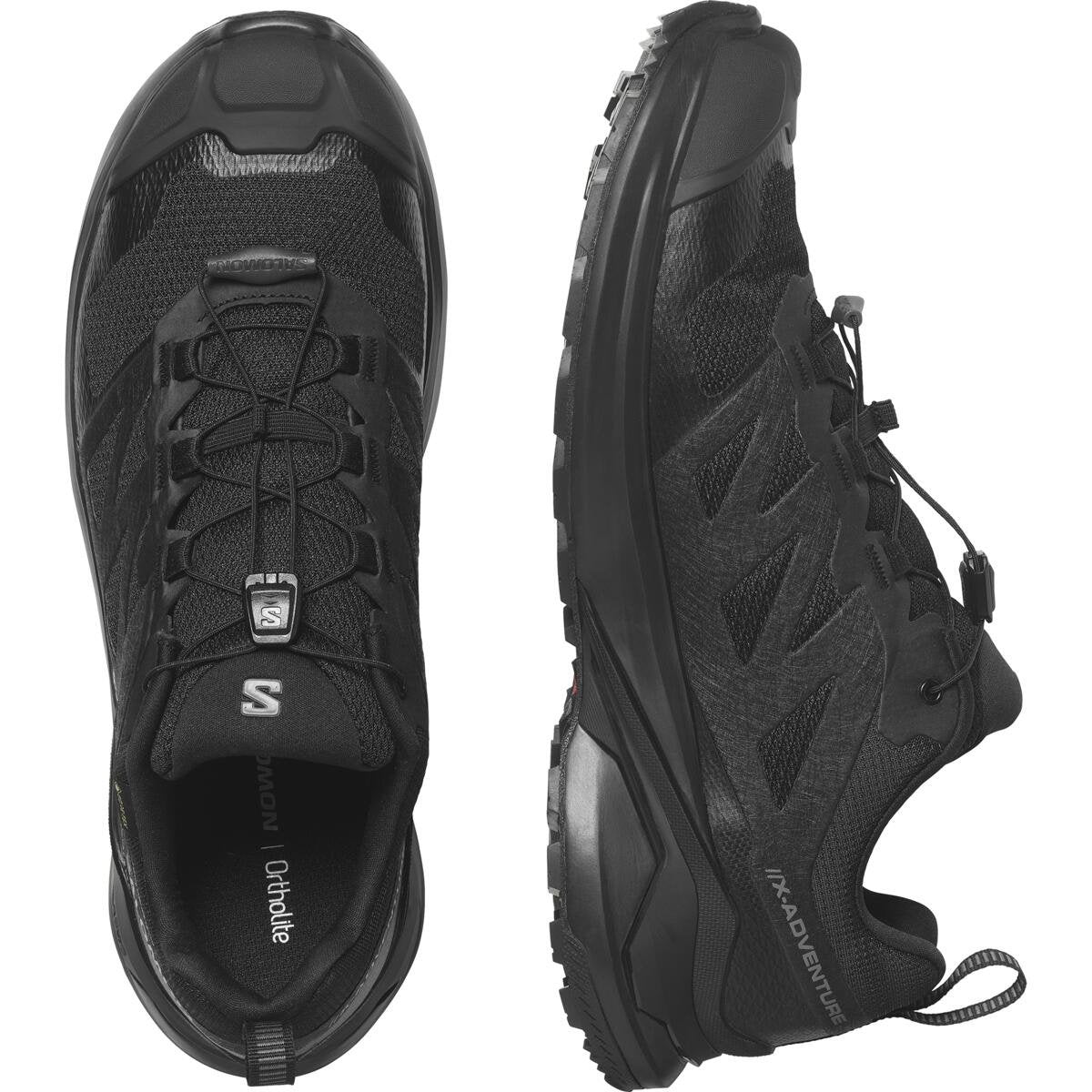 Salomon Pánske topánky X-ADVENTURE GTX Black/Black/Black, EU 43 ⅓-2