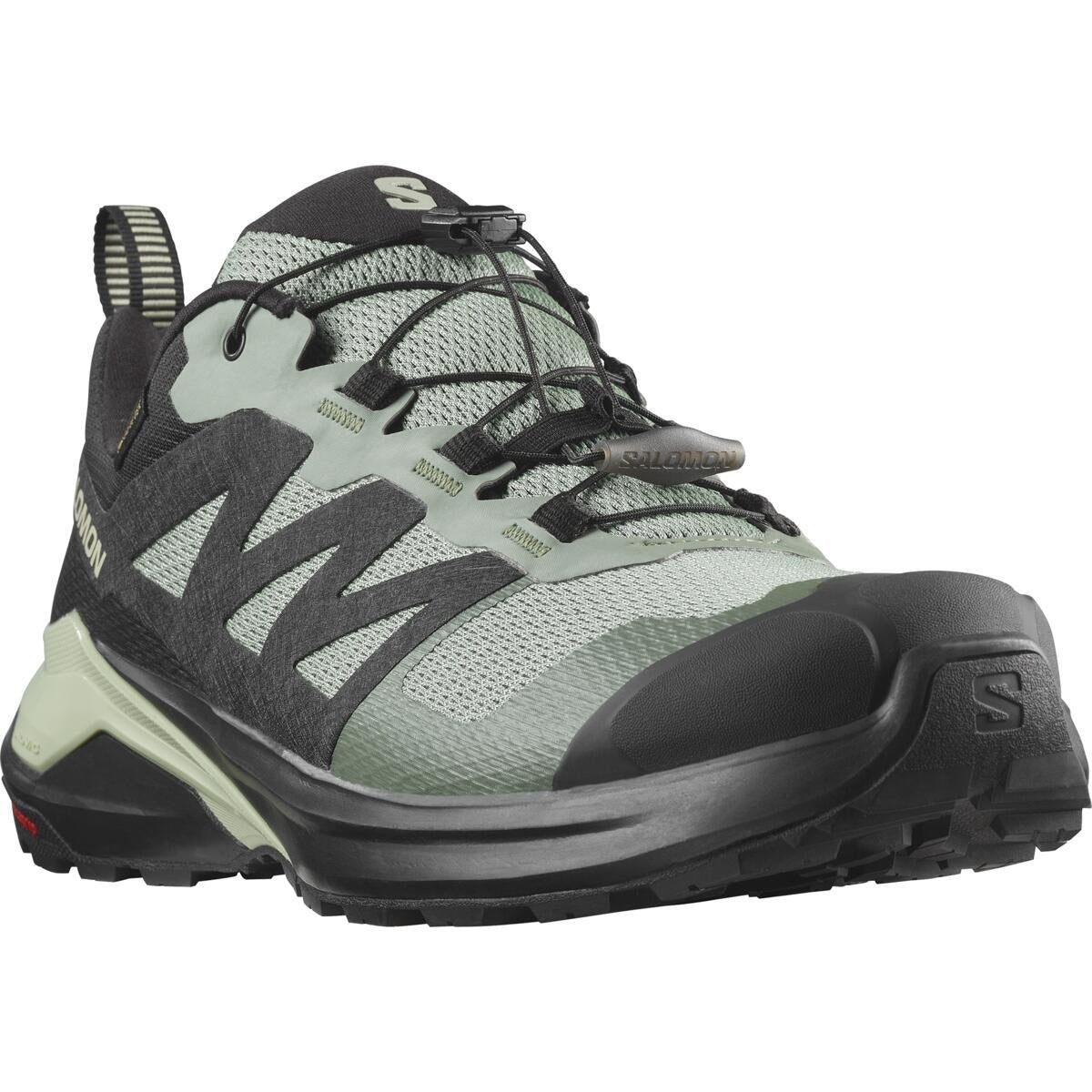 Salomon Pánske topánky X-ADVENTURE GTX Lily Pad/Black/Desert Sage, 46