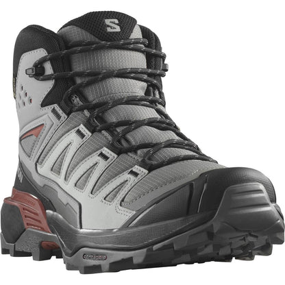 Salomon Pánske turistické topánky X ultra 360 Mid GTX Pewter/Black/Burnt Henna, 42