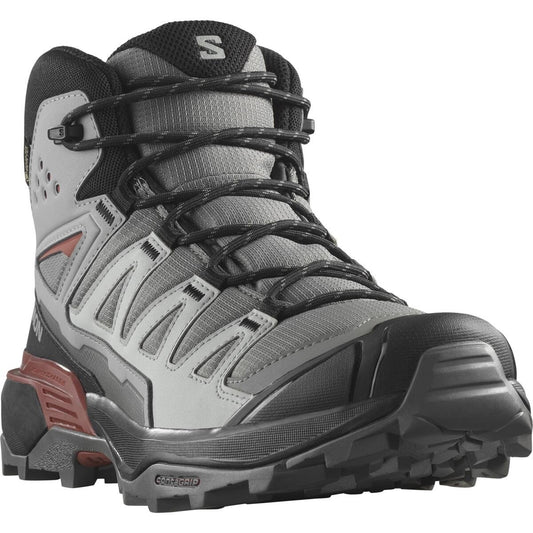 Salomon Pánske turistické topánky X ultra 360 Mid GTX Pewter/Black/Burnt Henna, 42