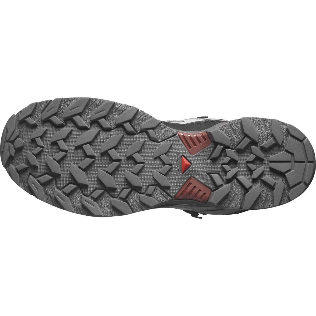 Salomon Pánske turistické topánky X ultra 360 Mid GTX Pewter/Black/Burnt Henna, 42-1