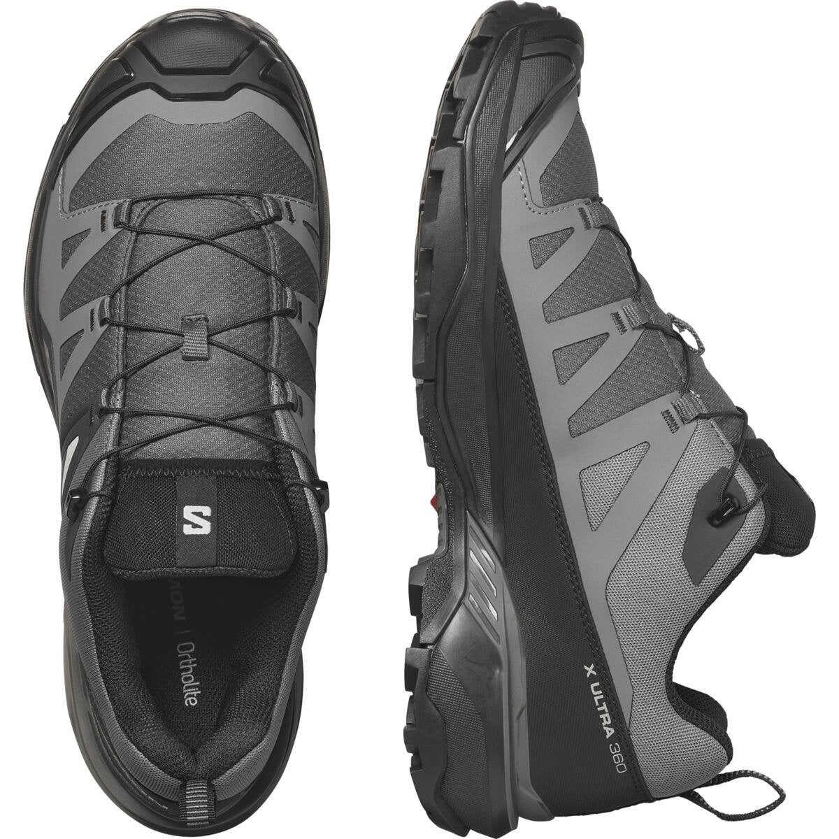 Salomon Pánske turistické topánky X ultra 360 Magnet/Black/Pewter, EU 44 ⅔-2