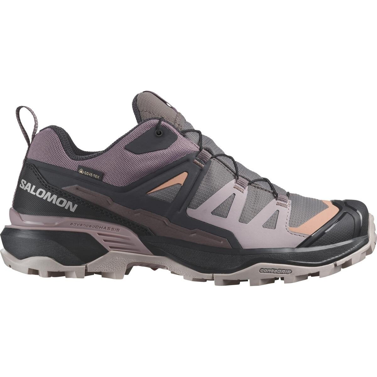 Salomon Dámske turistické topánky X ultra 360 GTX Plum Kitten/Phantom/Cork, 38-5