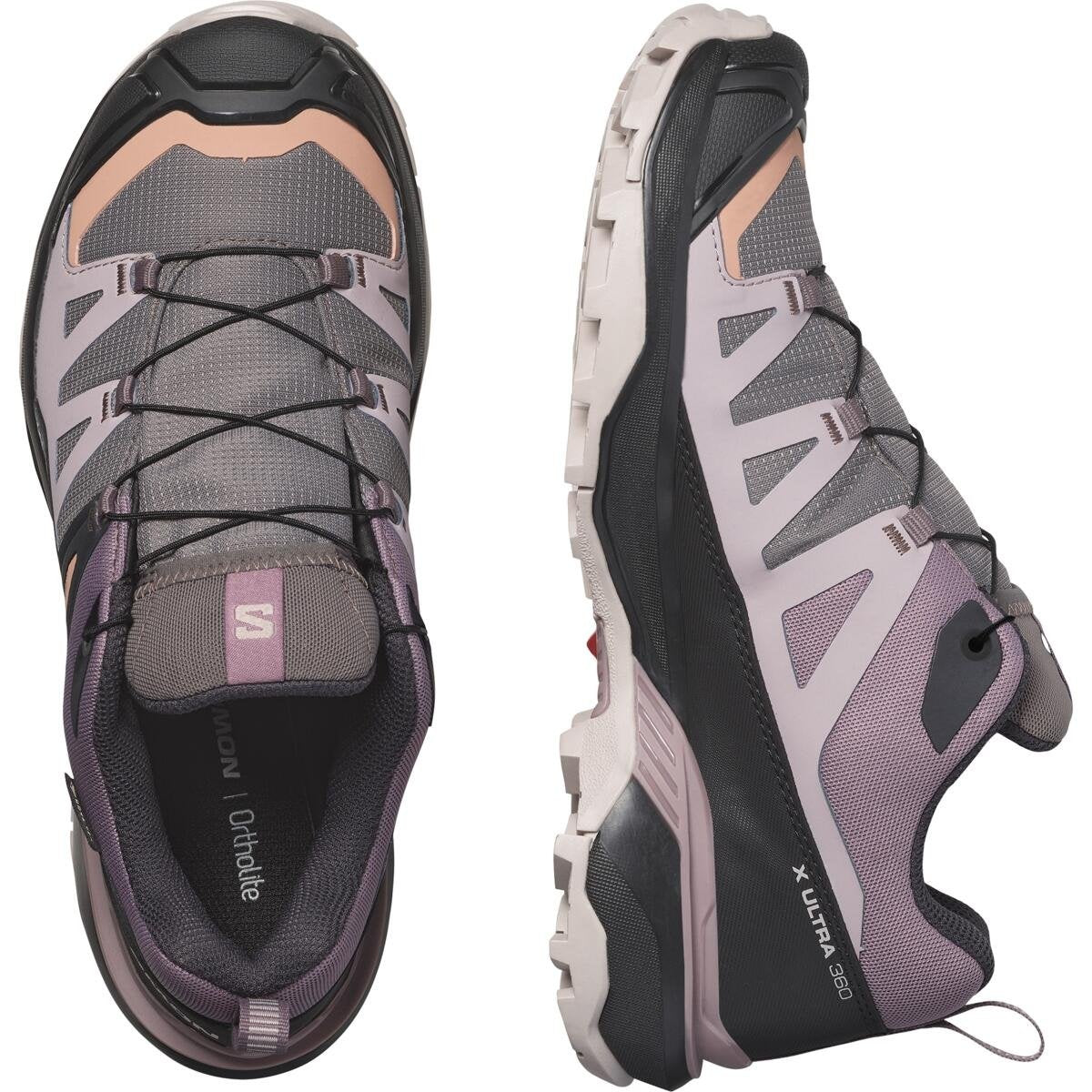 Salomon Dámske turistické topánky X ultra 360 GTX Plum Kitten/Phantom/Cork, 38-2