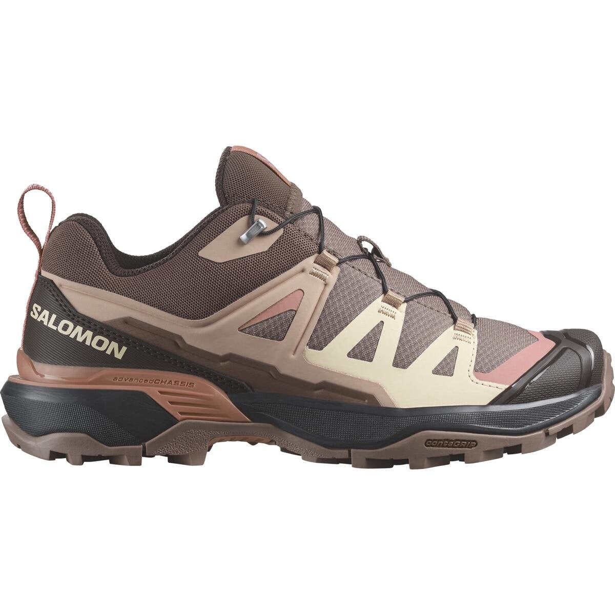 Salomon Dámske turistické topánky X ultra 360 Deep Taupe/Natural/Black Coffee, EU 40 ⅔-5