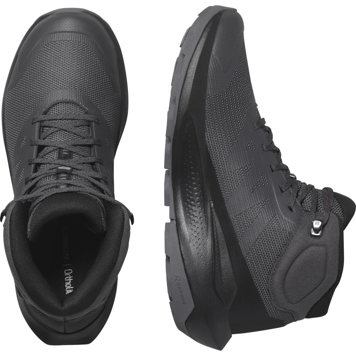 Salomon Dámske turistické topánky ELIXIR TOUR MID WP Asphalt/Black/Castlerock, EU 39 ⅓-2