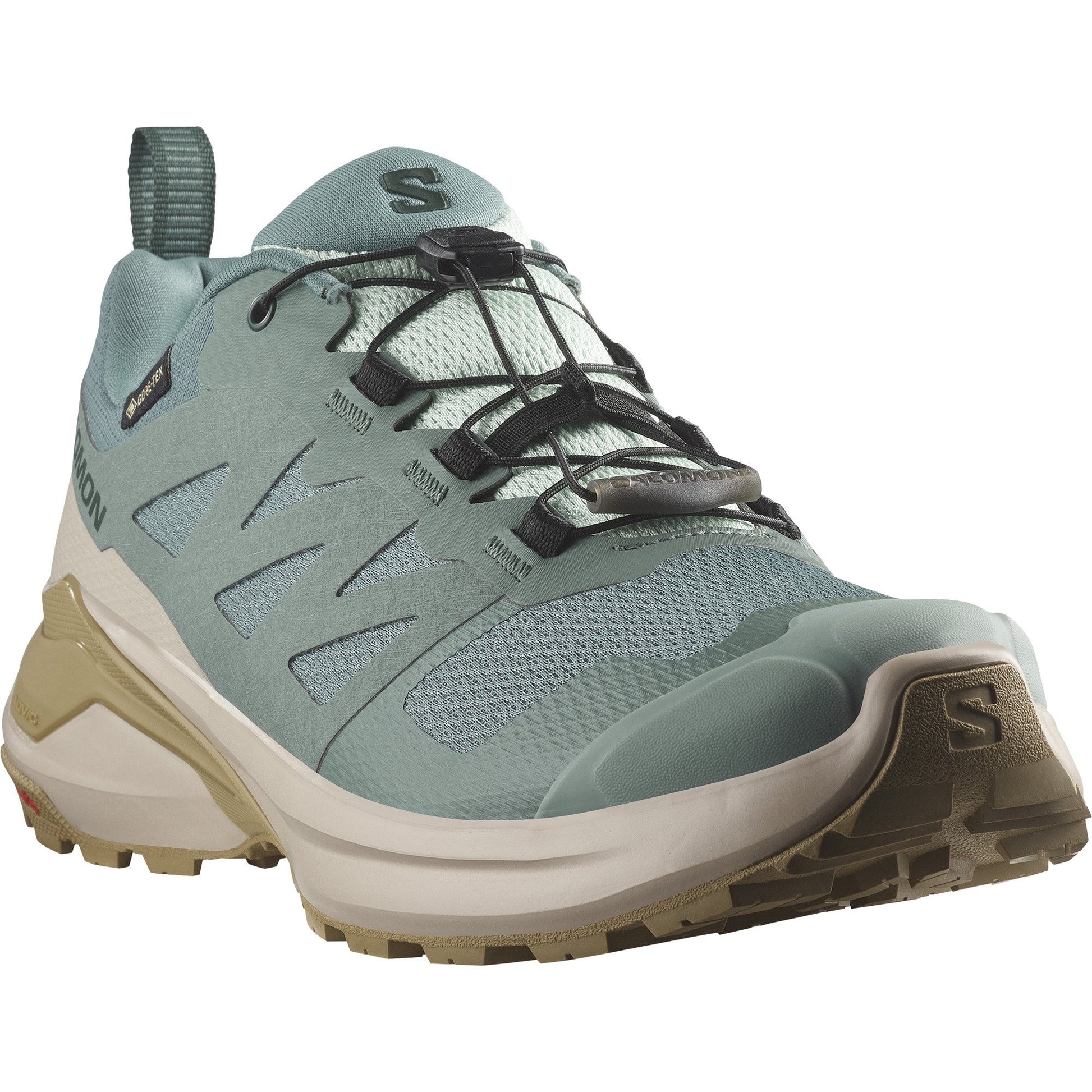 Salomon Dámske topánky X-ADVENTURE GTX North Atlantic/Feather Gray/Antique Bro, EU 39 ⅓