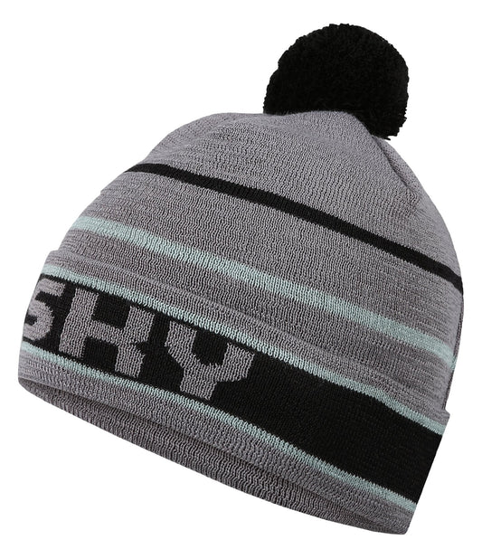 Husky Pánska merino čiapka Meralp grey, L-XL