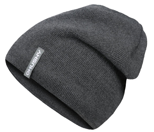 Husky Pánska merino čiapka Merhat 3 sv. šedá melír, L-XL