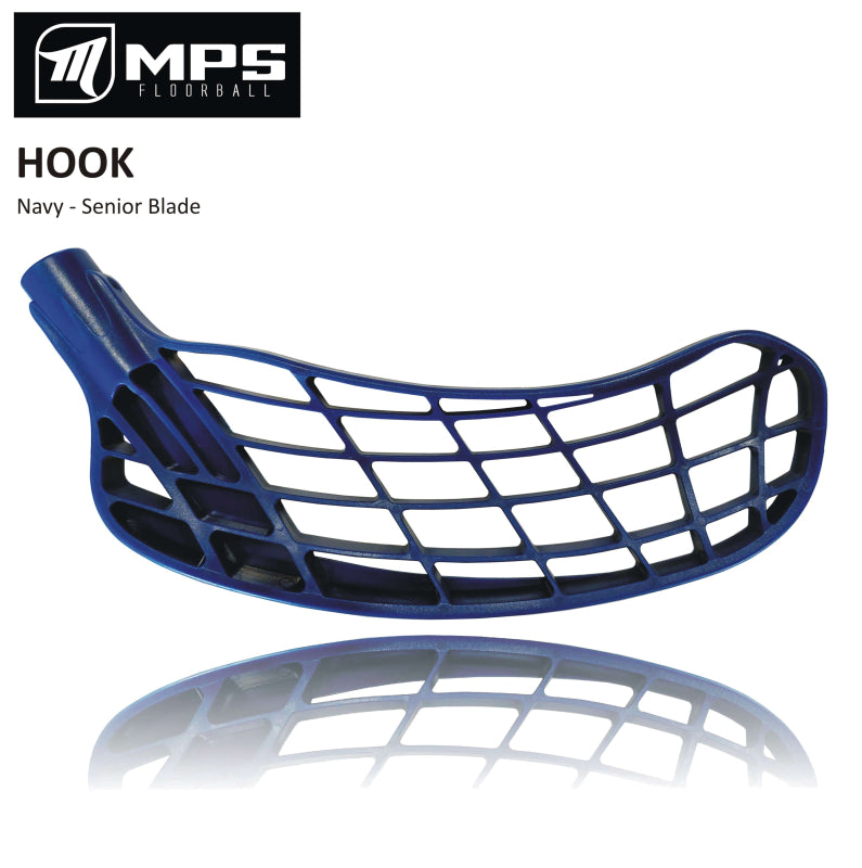 Florbalová čepeľ MPS HOOK - tmavo modrá / 2-pack Ľavá (2 ks čepele) - ľavá ruka dole-1