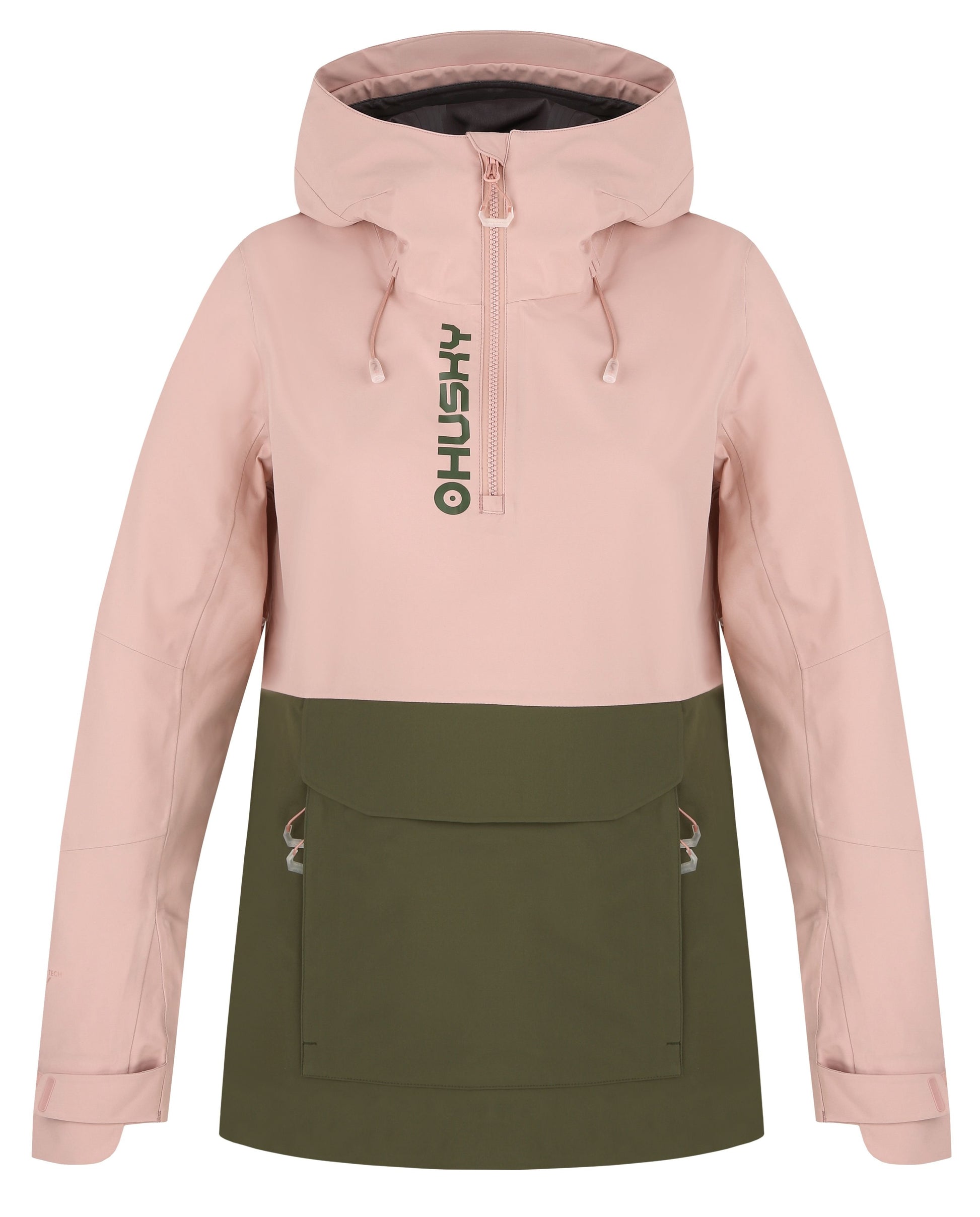 Husky Dámska outdoorová bunda Nabbi L lt. pink/khaki, XXL-2