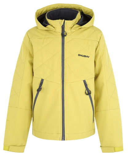 Husky Detská softshell bunda Salex K lime green, 140-2