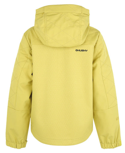 Husky Detská softshell bunda Salex K lime green, 140-1