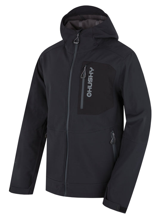 Husky Pánska softshell bunda Samai M black, L