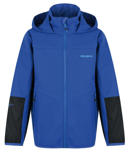 Husky Detská softshell bunda Sonny K blue, 134-2