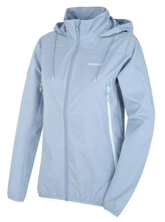 Husky Dámska softshell bunda Sonny L sv. modrá, L