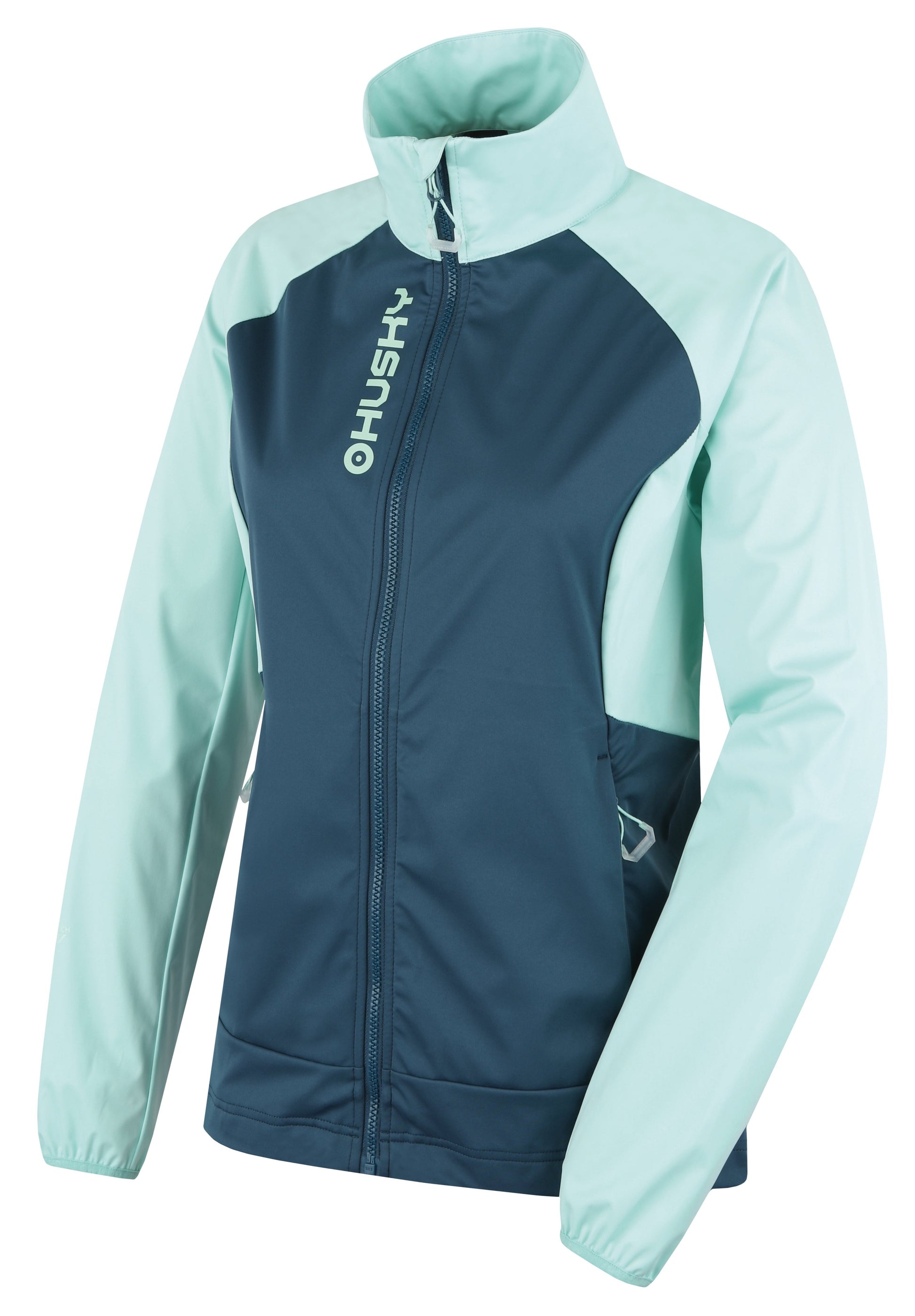 Husky Dámska softshell bunda Suli L mint/turquoise, M