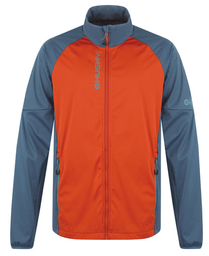 Husky Pánska softshell bunda Suli M turquoise/brown, L-2