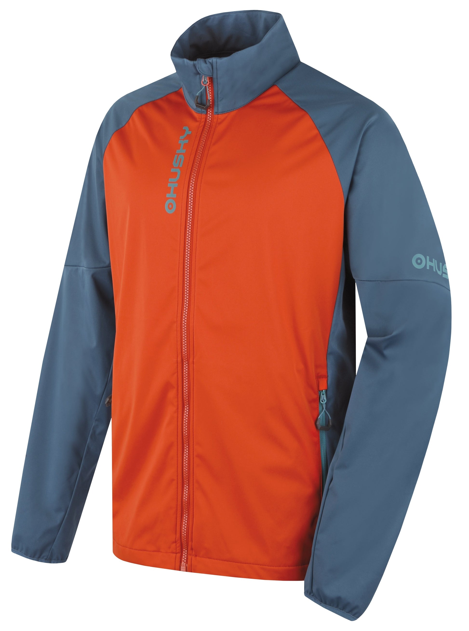 Husky Pánska softshell bunda Suli M turquoise/brown, L